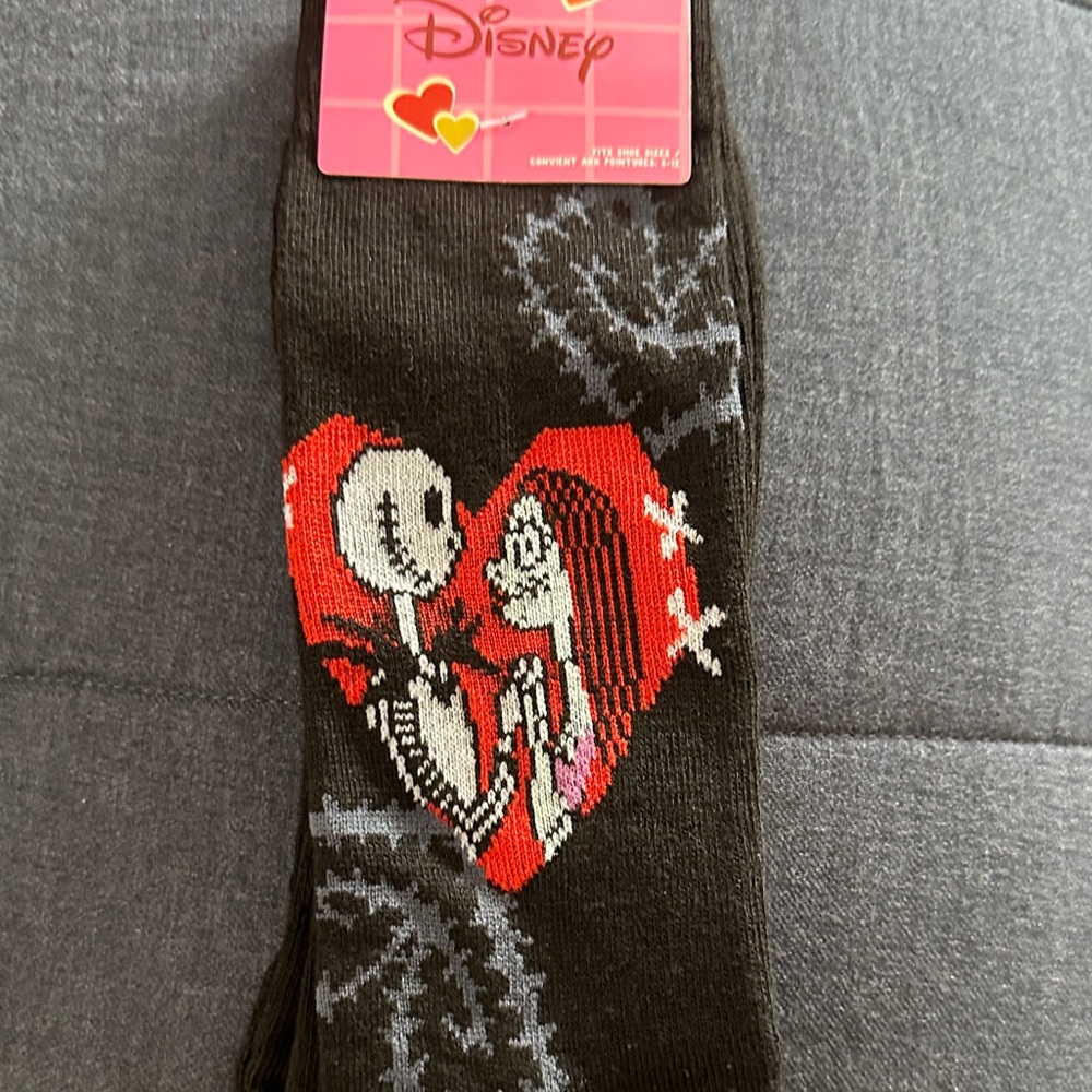 Disney Black and Red Character Socks
